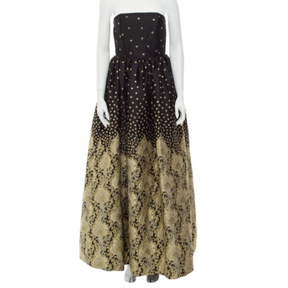 Alice + Olivia Printed Long Dress - Picture 1 of 3